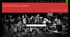 Desktop Screenshot of livemusicproject.org