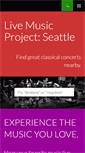 Mobile Screenshot of livemusicproject.org